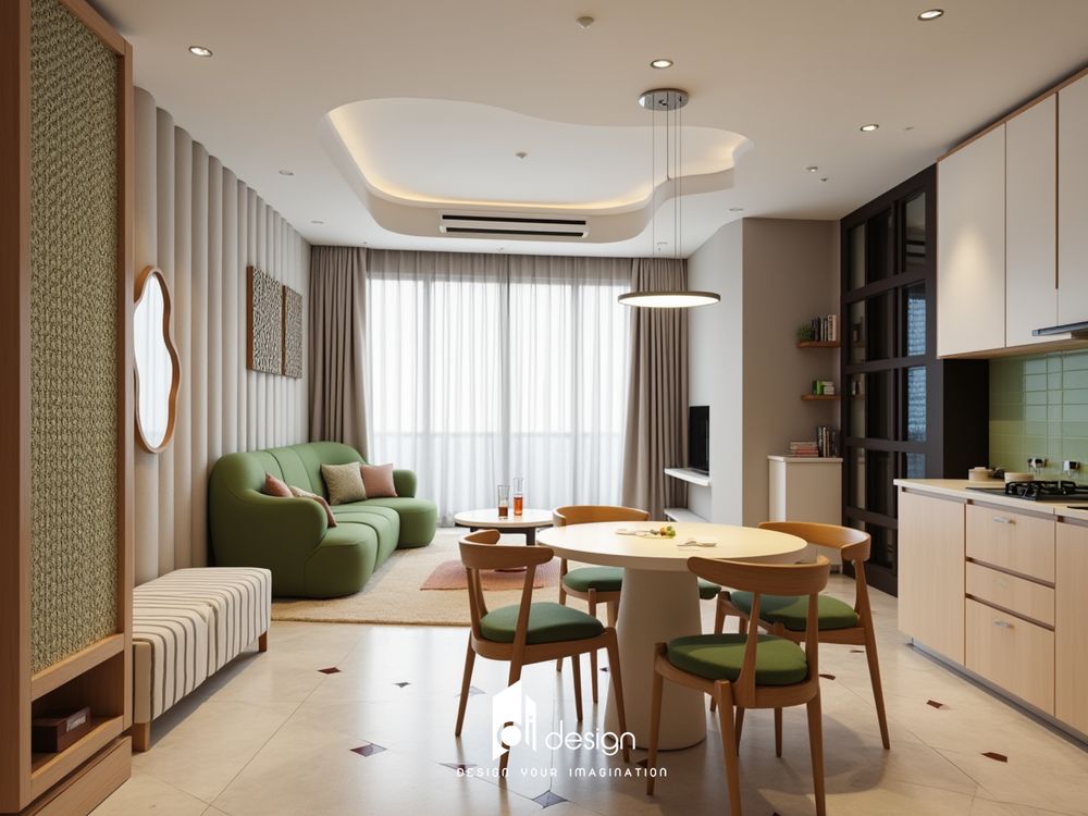 Thiết kế căn hộ 97m2 Mizuki Park đẹp hiện đại