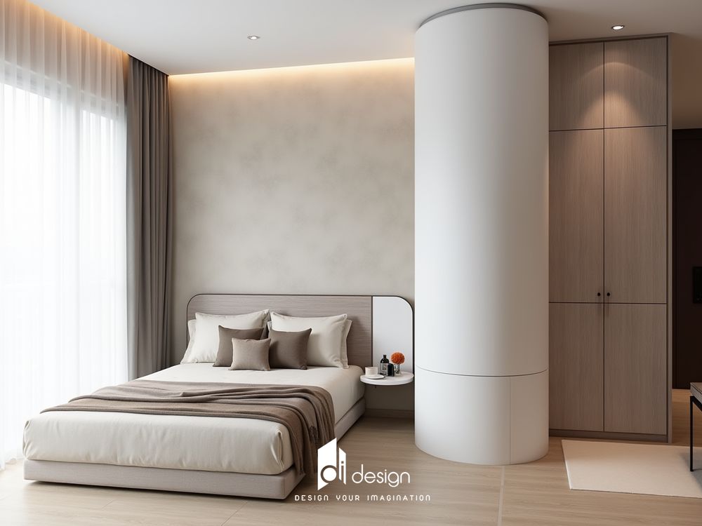 Thiết kế căn hộ Diamond Alnata Plus 85m2 gần gũi với thiên nhiên Thiết kế căn hộ Diamond Alnata Plus 85m2 gần gũi với thiên nhiên