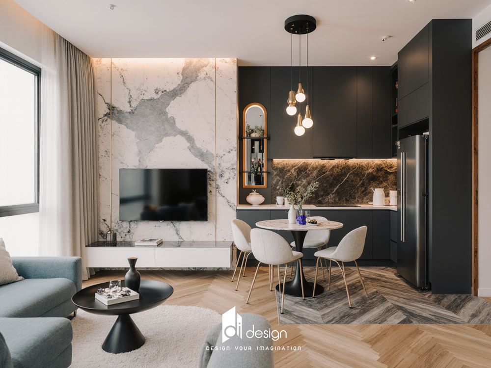 Thiết kế chung cư 100m2 3 phòng ngủ Lumiere Boulevard Thiết kế chung cư 100m2 3 phòng ngủ Lumiere Boulevard