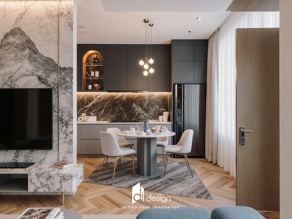 Thiết kế chung cư 100m2 3 phòng ngủ Lumiere Boulevard Thiết kế chung cư 100m2 3 phòng ngủ Lumiere Boulevard