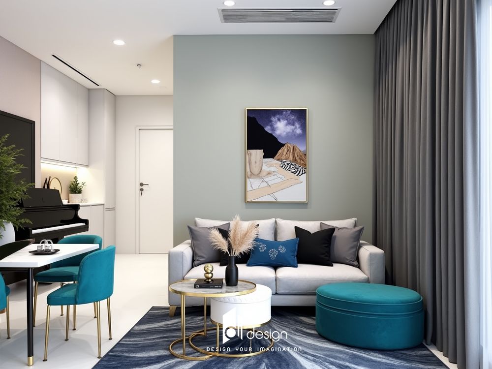 Thiết kế nội thất căn hộ chung cư quận 9 Eastern