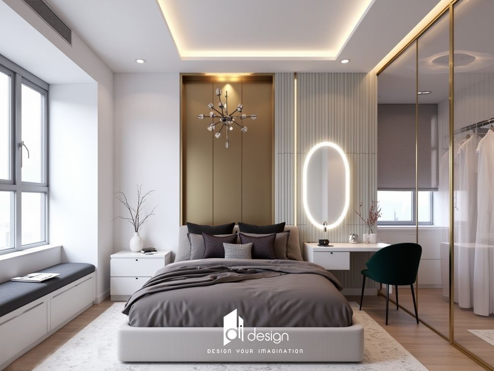 Thiết kế nội thất căn hộ chung cư quận 9 Eastern