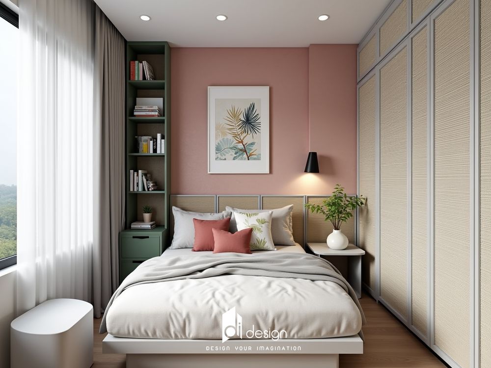 Thiết kế nội thất căn hộ 58m2 The Art tiện nghi, đầy cảm hứng