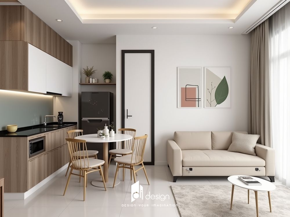Thiết kế nội thất căn hộ 61m2 Masteri Centre Point Thiết kế nội thất căn hộ 61m2 Masteri Centre Point