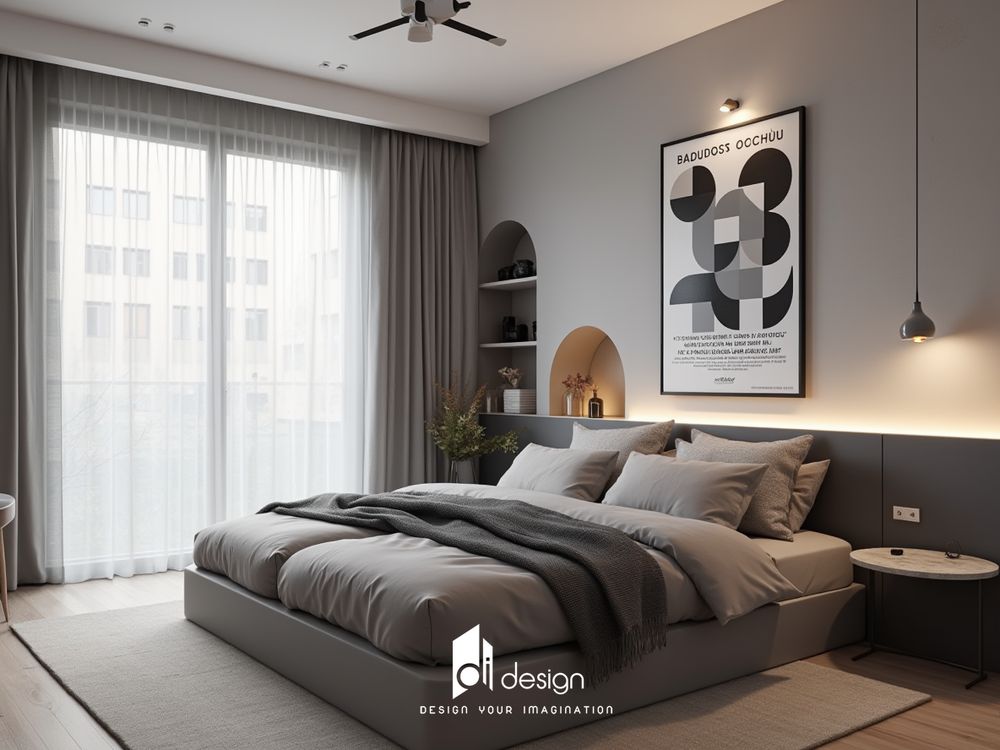 Thiết kế nội thất căn hộ 62m2 De La Sol