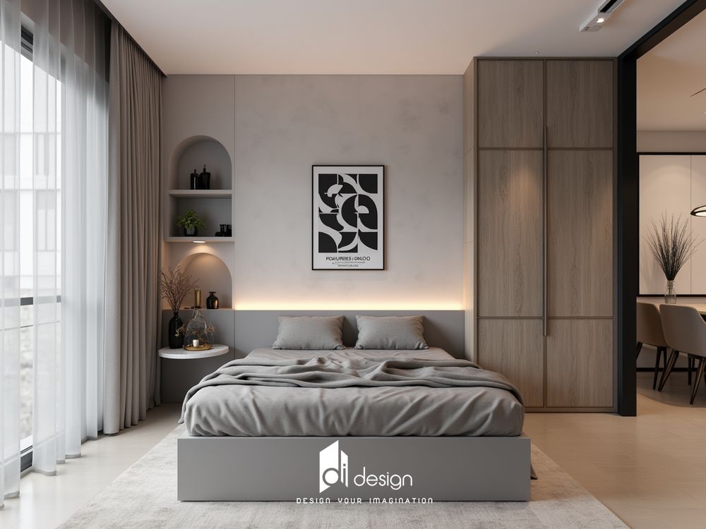 Thiết kế nội thất căn hộ 62m2 De La Sol
