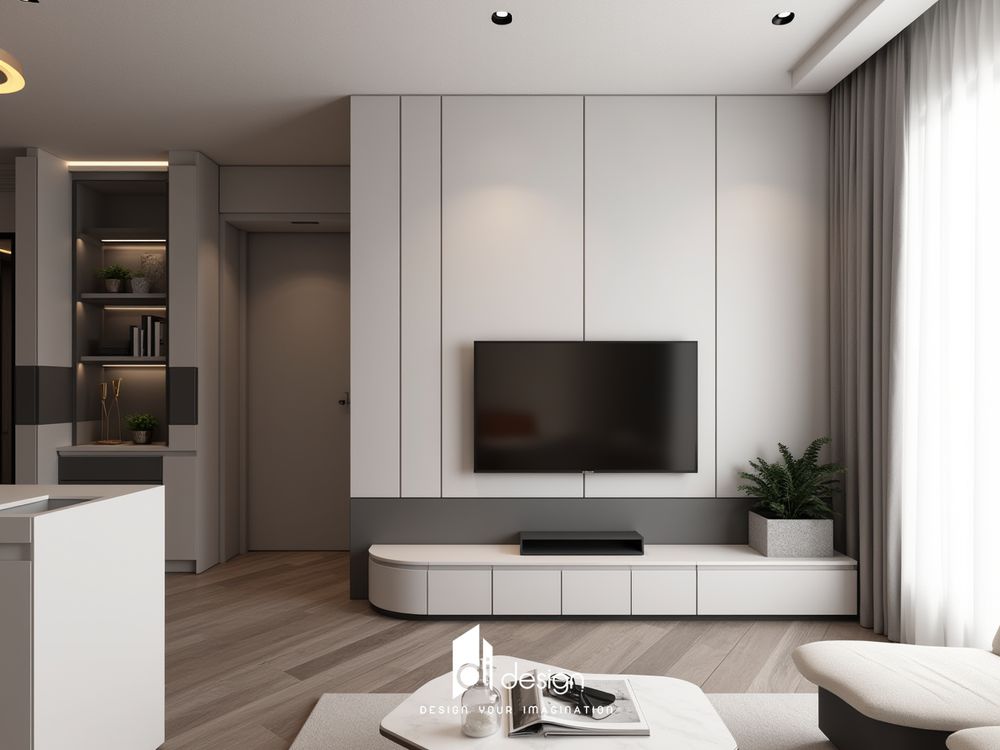 Thiết kế nội thất căn hộ 66m2 hiện đại và sang trọng Thiết kế nội thất căn hộ 66m2 hiện đại và sang trọng