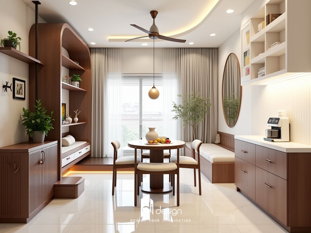 Thiết kế nội thất căn hộ 68m2 De La Sol tối ưu công năng Thiết kế nội thất căn hộ 68m2 De La Sol tối ưu công năng