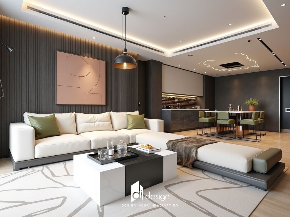 Thiết kế nội thất căn hộ 76m2 De La Sol