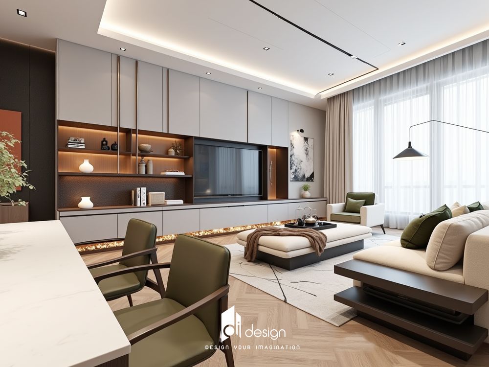 Thiết kế nội thất căn hộ 76m2 De La Sol