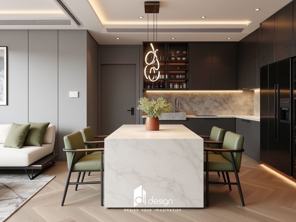 Thiết kế nội thất căn hộ 76m2 De La Sol