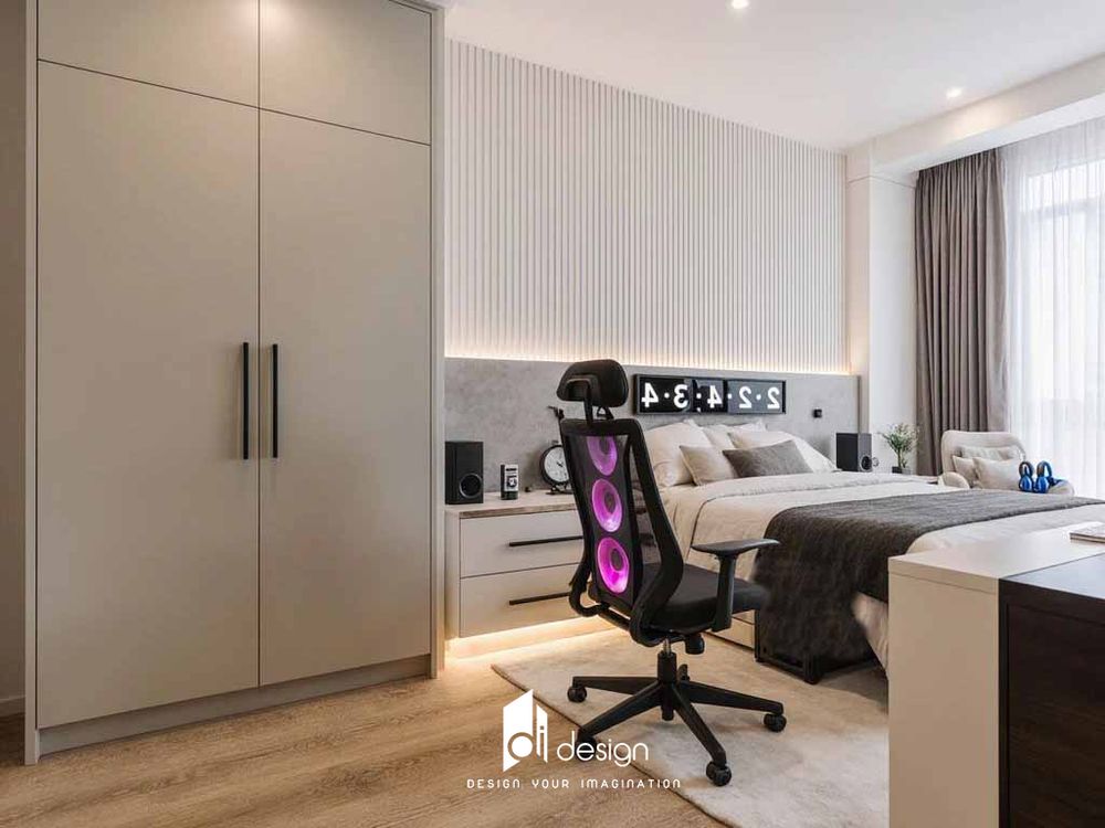 Thiết kế nội thất căn hộ 78m2 Diamond Alnata Plus