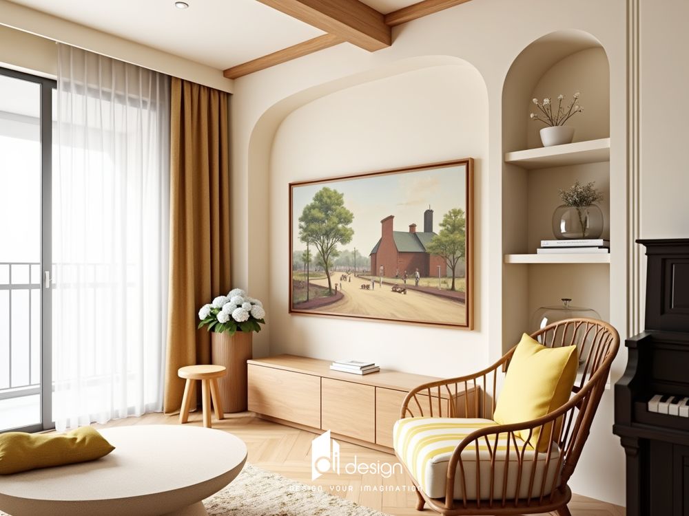 Thiết kế nội thất căn hộ 91m2 đẹp ấn tượng