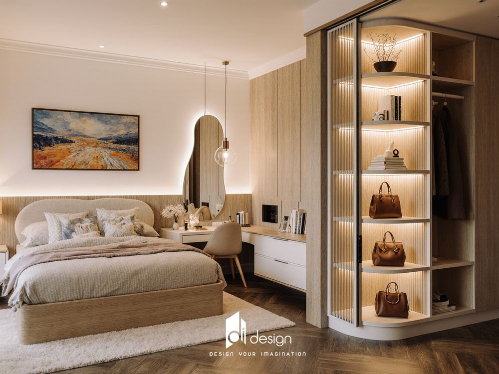 Thiết kế nội thất căn hộ chung cư 113m2 River Panorama tiện nghi Thiết kế nội thất căn hộ chung cư 113m2 River Panorama tiện nghi