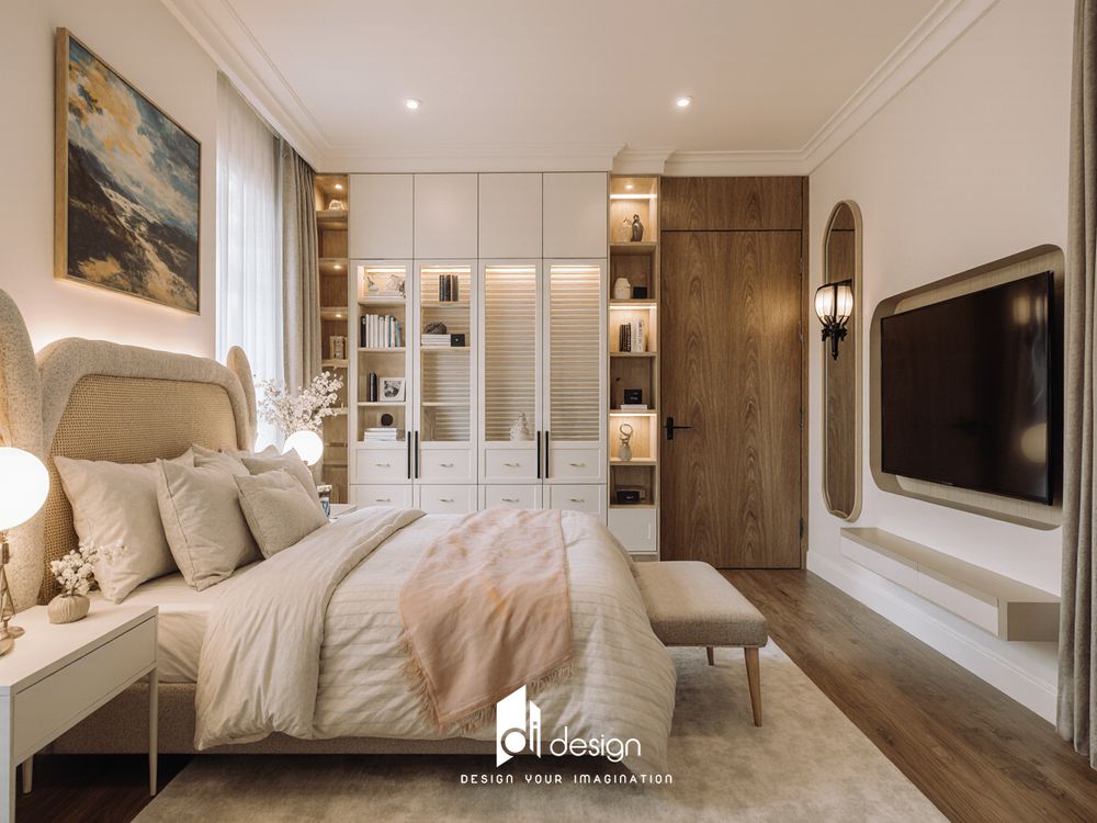 Thiết kế nội thất căn hộ chung cư 113m2 River Panorama tiện nghi Thiết kế nội thất căn hộ chung cư 113m2 River Panorama tiện nghi