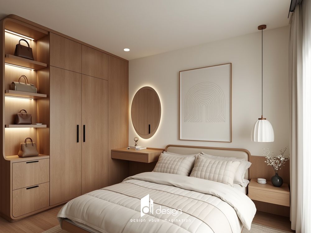 Thiết kế nội thất căn hộ chung cư 48m2 Tecco Town