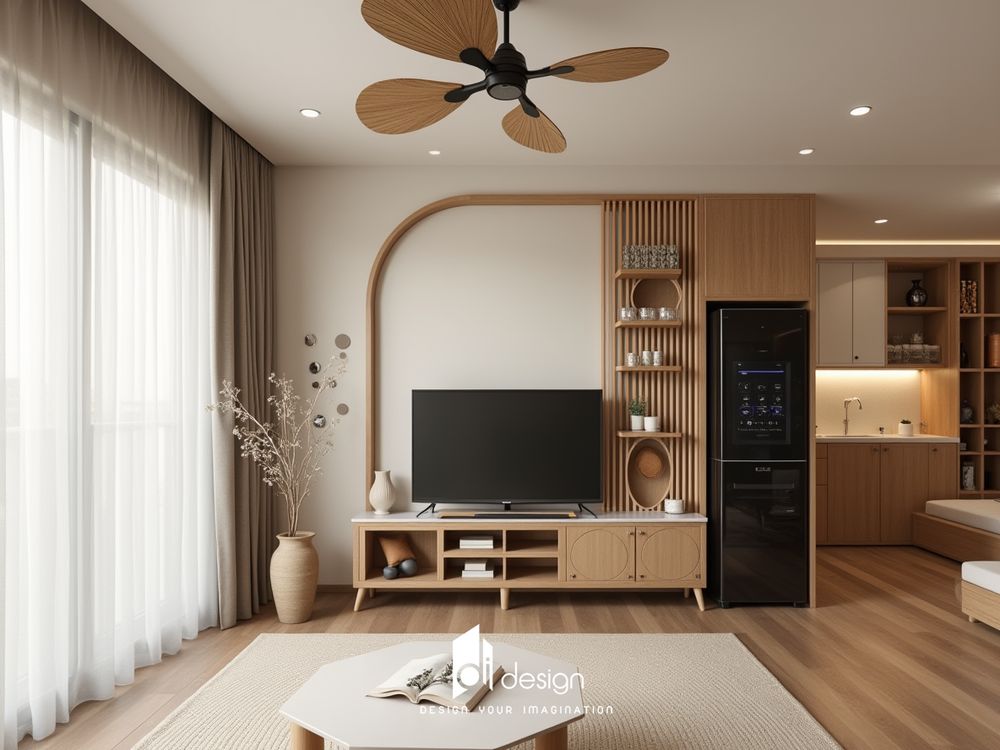 Thiết kế nội thất căn hộ chung cư 48m2 Tecco Town