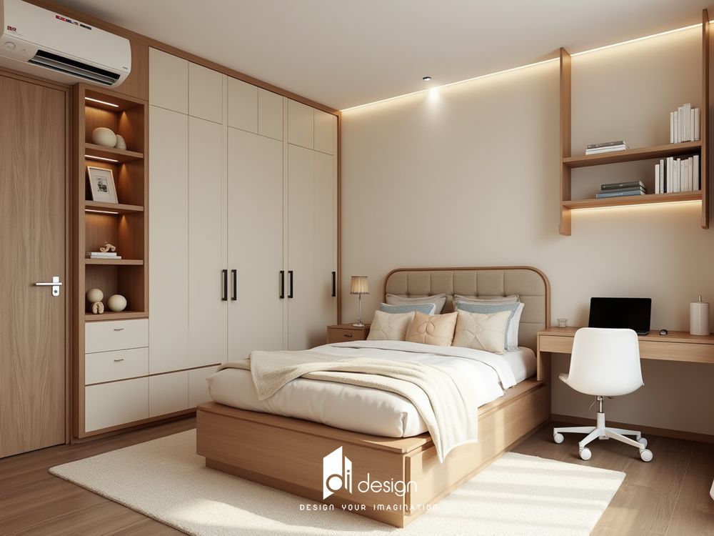 Thiết kế nội thất căn hộ chung cư 48m2 Tecco Town