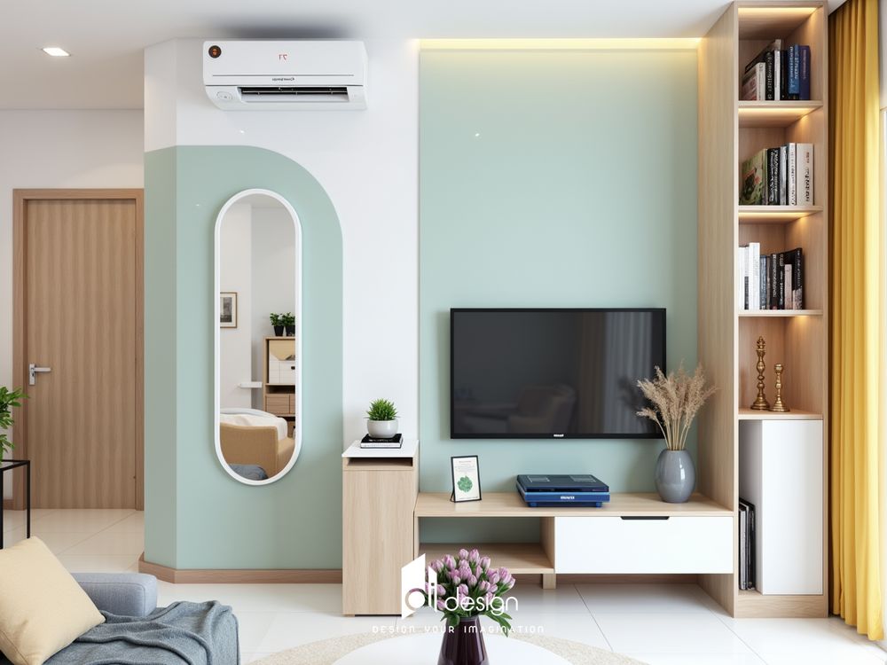 Thiết kế nội thất căn hộ chung cư 50m2 Toky Tower Thiết kế nội thất căn hộ chung cư 50m2 Toky Tower