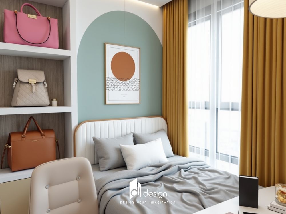 Thiết kế nội thất căn hộ chung cư 50m2 Toky Tower Thiết kế nội thất căn hộ chung cư 50m2 Toky Tower