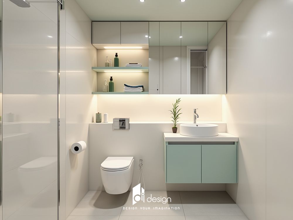 Thiết kế nội thất căn hộ chung cư 60m2 De La Sol tiện nghi Thiết kế nội thất căn hộ chung cư 60m2 De La Sol tiện nghi