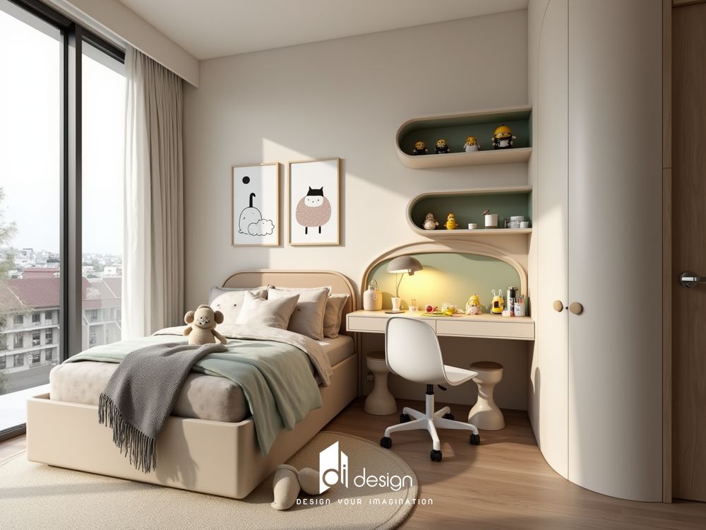 Thiết kế nội thất căn hộ chung cư 61m2 đơn giản và tinh tế Thiết kế nội thất căn hộ chung cư 61m2 đơn giản và tinh tế