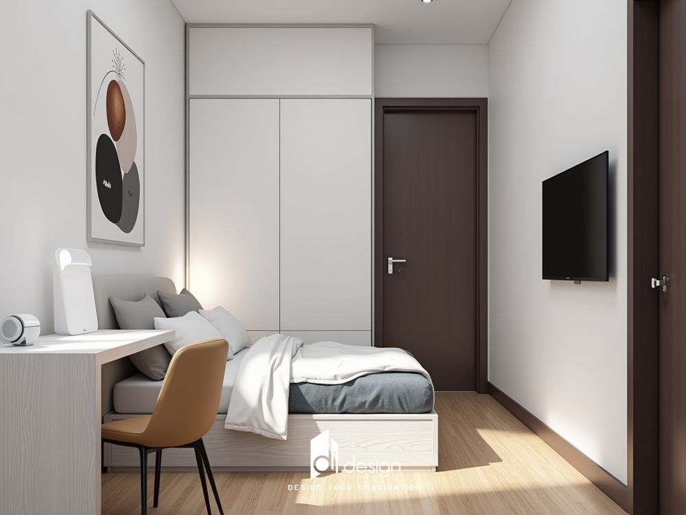 Thiết kế nội thất căn hộ chung cư 64m2 High Intela Thiết kế nội thất căn hộ chung cư 64m2 High Intela