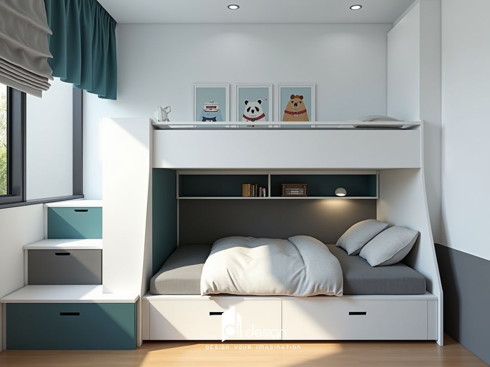 Thiết kế nội thất căn hộ chung cư 64m2 High Intela Thiết kế nội thất căn hộ chung cư 64m2 High Intela