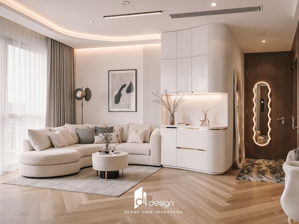 Thiết kế nội thất căn hộ chung cư 68m2 The Art Thiết kế nội thất căn hộ chung cư 68m2 The Art