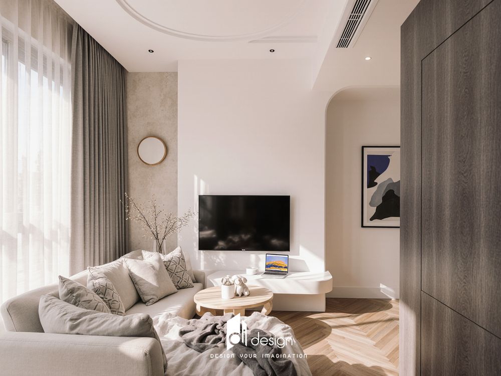 Thiết kế nội thất căn hộ chung cư 68m2 The Art Thiết kế nội thất căn hộ chung cư 68m2 The Art
