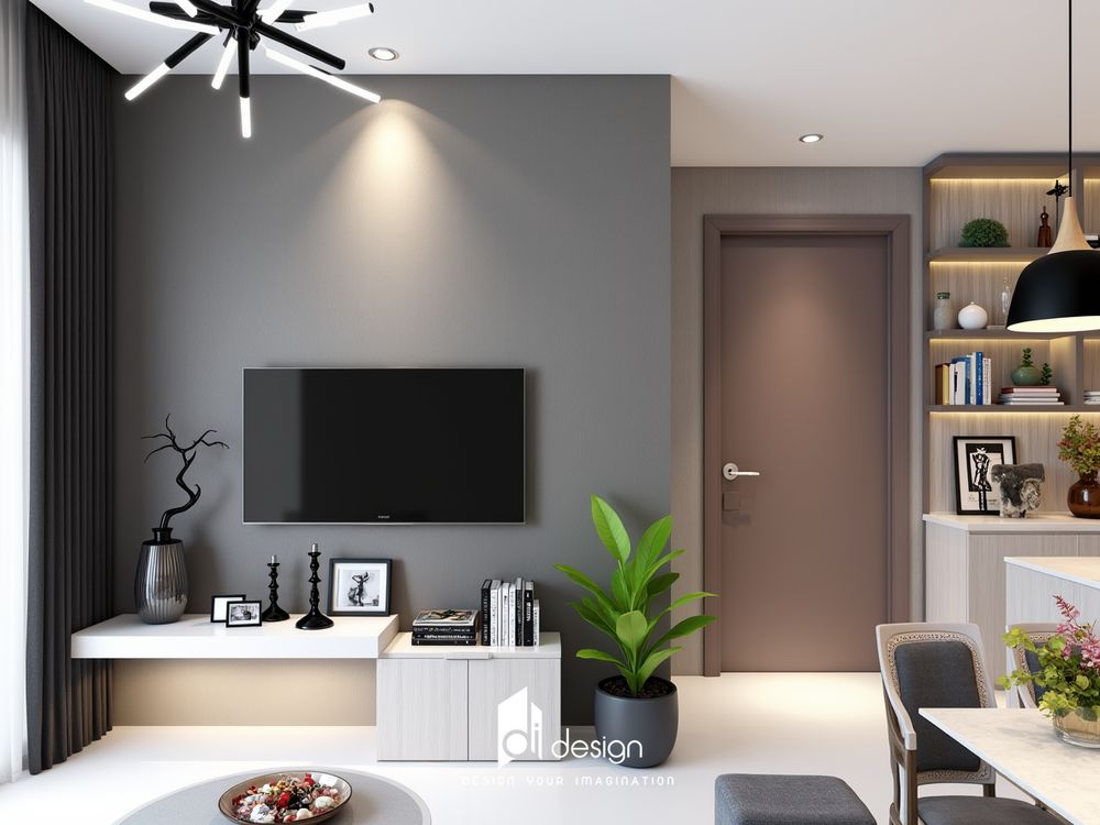 Thiết kế nội thất căn hộ chung cư 69m2 Fresca Riverside