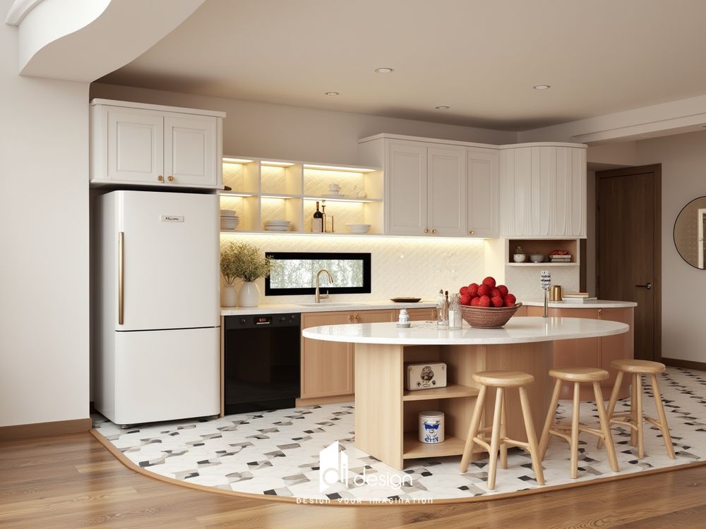 Thiết kế nội thất căn hộ chung cư 74m2 hiện đại và tiện nghi Thiết kế nội thất căn hộ chung cư 74m2 hiện đại và tiện nghi