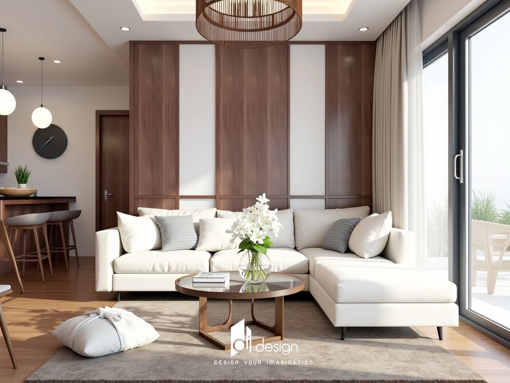 Thiết kế nội thất căn hộ chung cư 77m2 Zen Tower Thiết kế nội thất căn hộ chung cư 77m2 Zen Tower