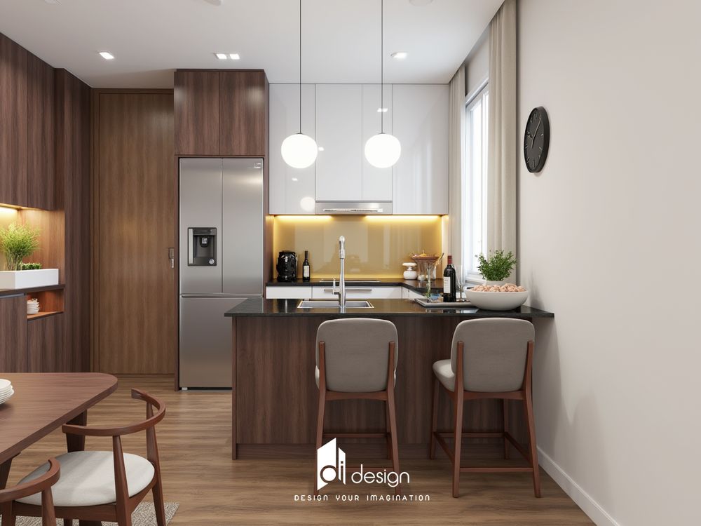 Thiết kế nội thất căn hộ chung cư 77m2 Zen Tower Thiết kế nội thất căn hộ chung cư 77m2 Zen Tower