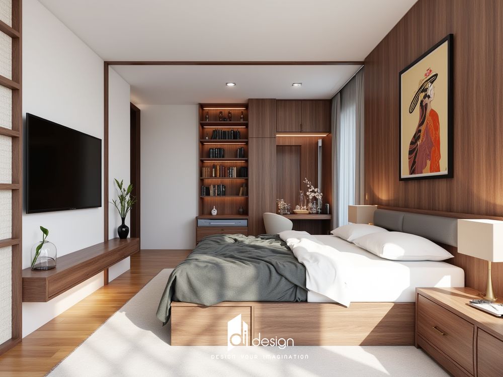 Thiết kế nội thất căn hộ chung cư 77m2 Zen Tower Thiết kế nội thất căn hộ chung cư 77m2 Zen Tower