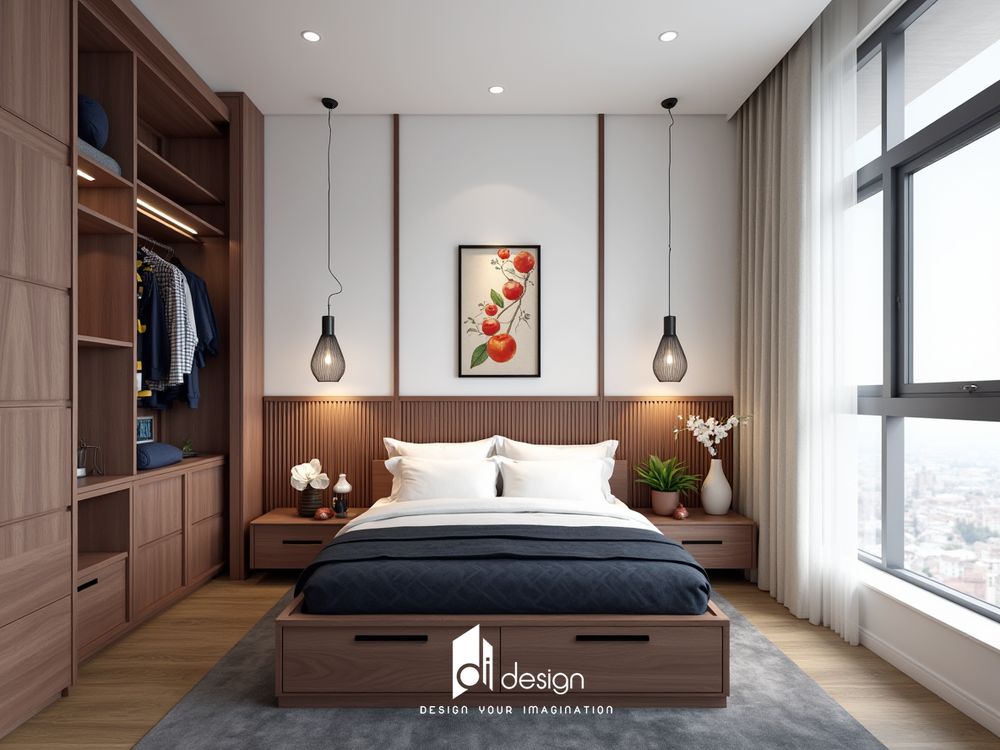 Thiết kế nội thất căn hộ chung cư 77m2 Zen Tower Thiết kế nội thất căn hộ chung cư 77m2 Zen Tower