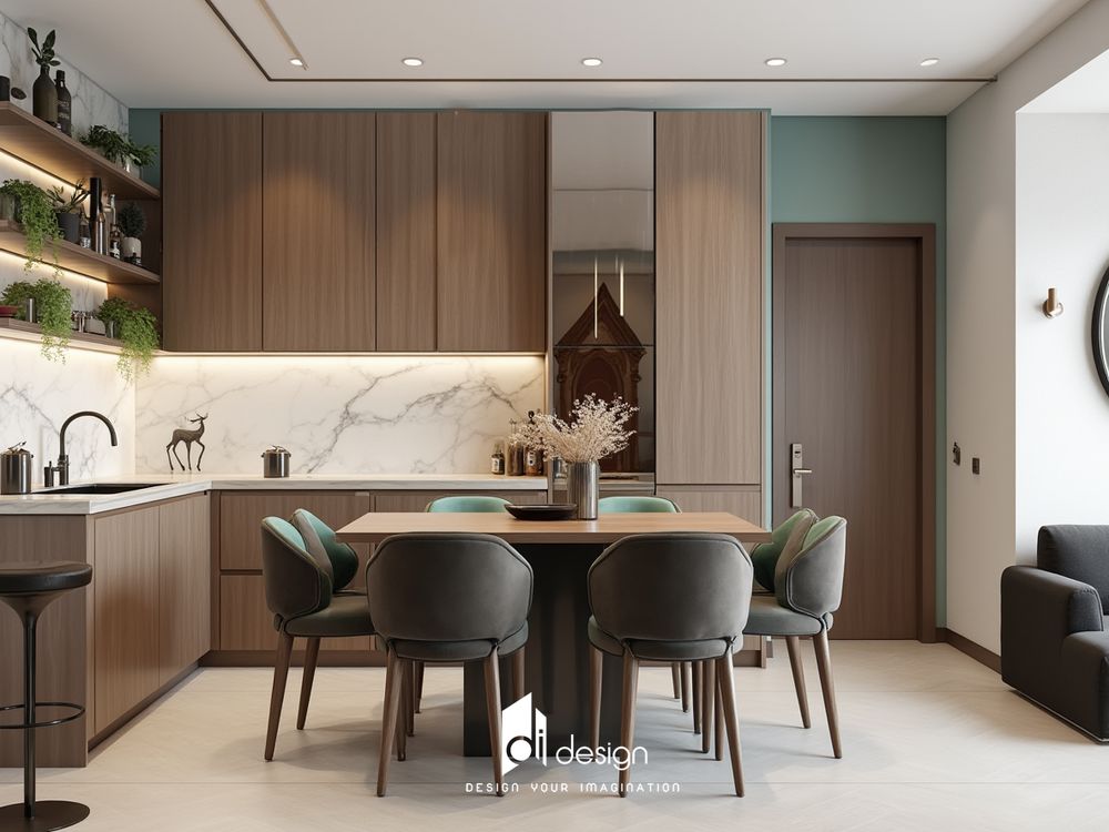 Thiết kế nội thất căn hộ chung cư 78m2 Saigon Intela