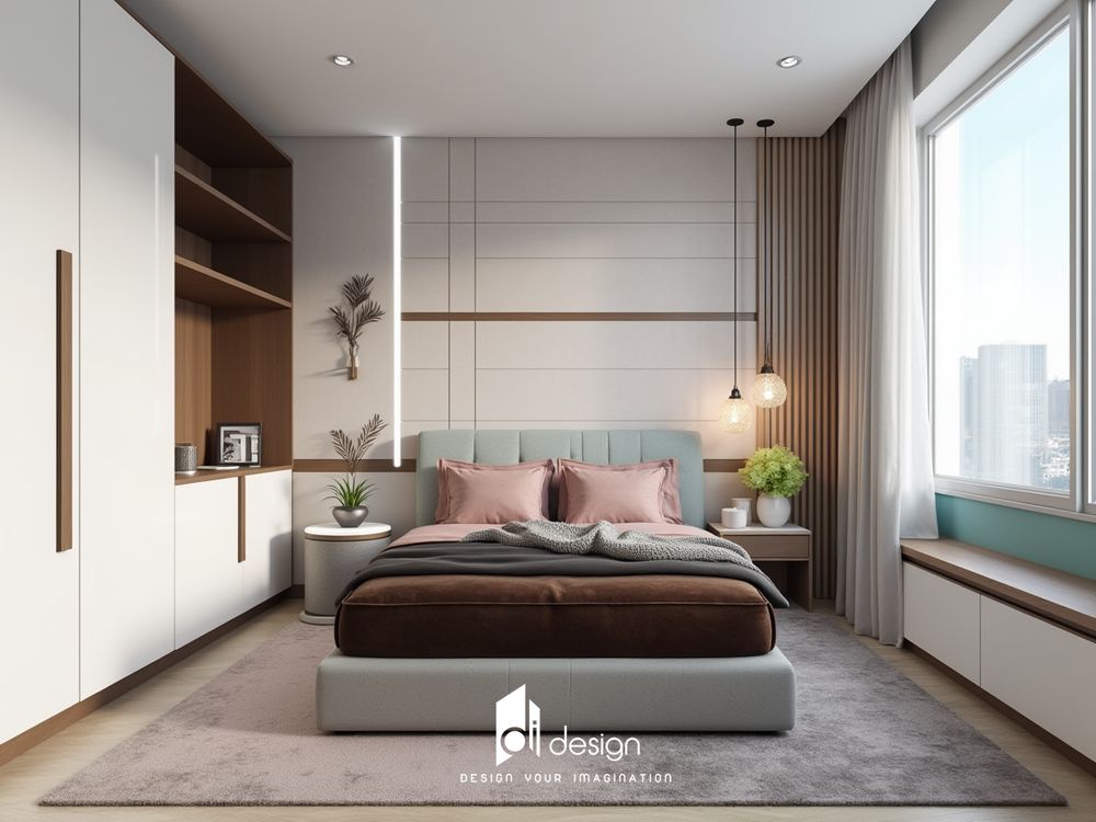 Thiết kế nội thất căn hộ chung cư 78m2 Saigon Intela