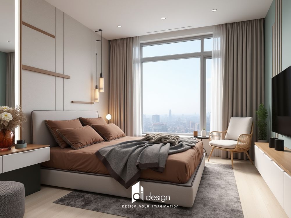 Thiết kế nội thất căn hộ chung cư 78m2 Saigon Intela