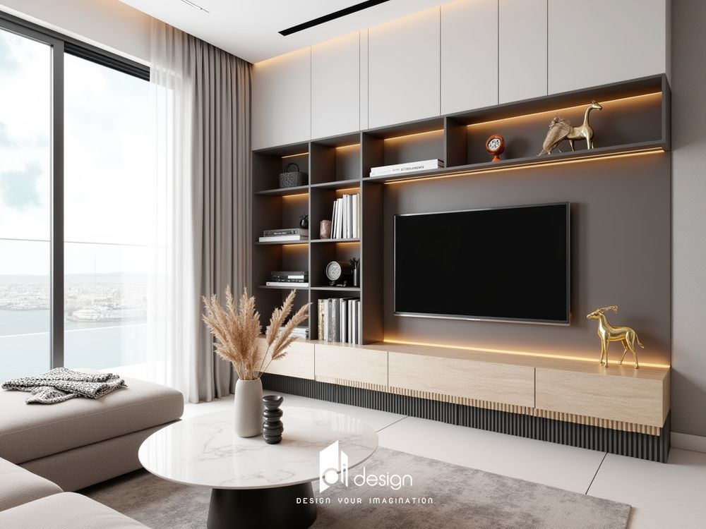 Thiết kế nội thất căn hộ chung cư 79m2 The Sun Avenue Thiết kế nội thất căn hộ chung cư 79m2 The Sun Avenue