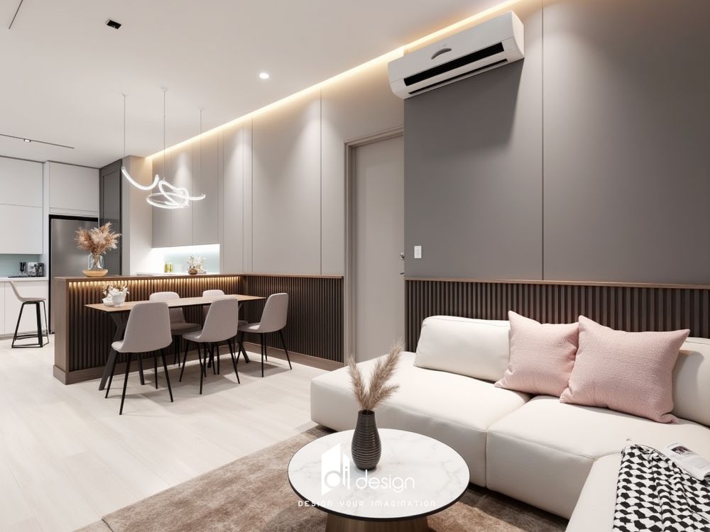 Thiết kế nội thất căn hộ chung cư 79m2 The Sun Avenue Thiết kế nội thất căn hộ chung cư 79m2 The Sun Avenue
