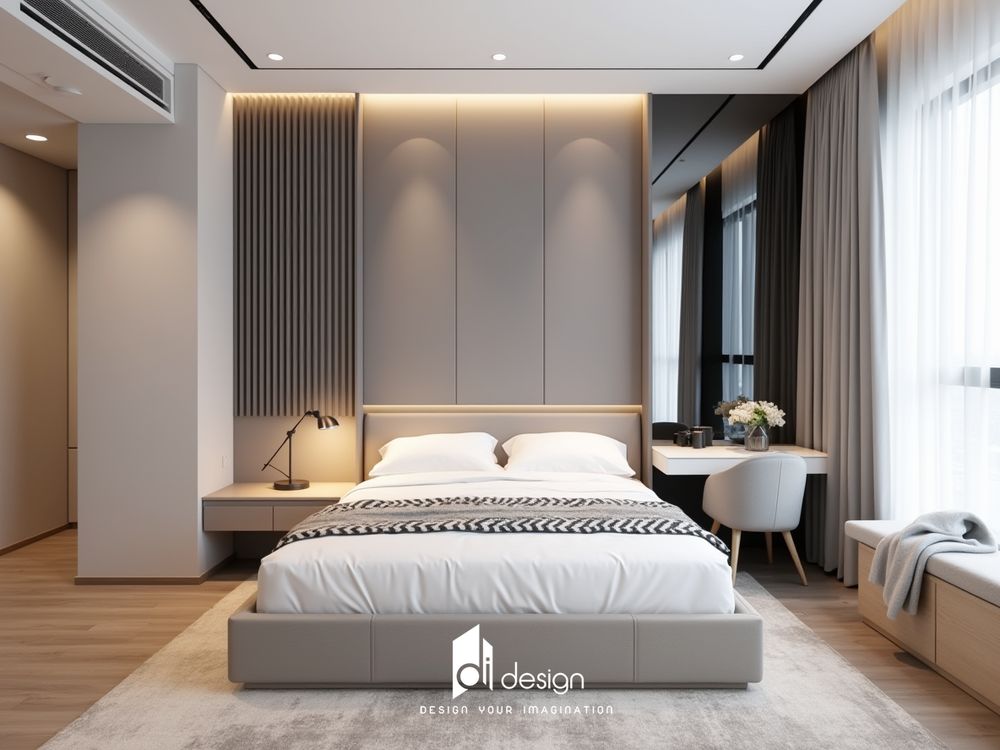 Thiết kế nội thất căn hộ chung cư 79m2 The Sun Avenue Thiết kế nội thất căn hộ chung cư 79m2 The Sun Avenue