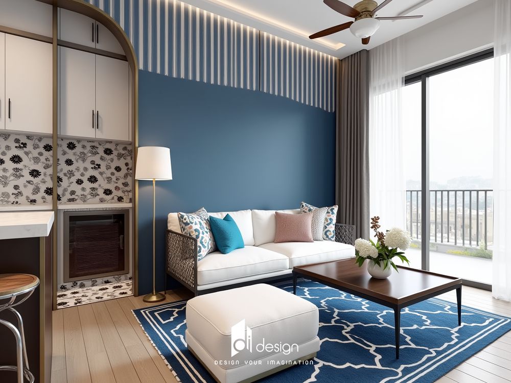 Thiết kế nội thất căn hộ chung cư 80m2 Marina Tower