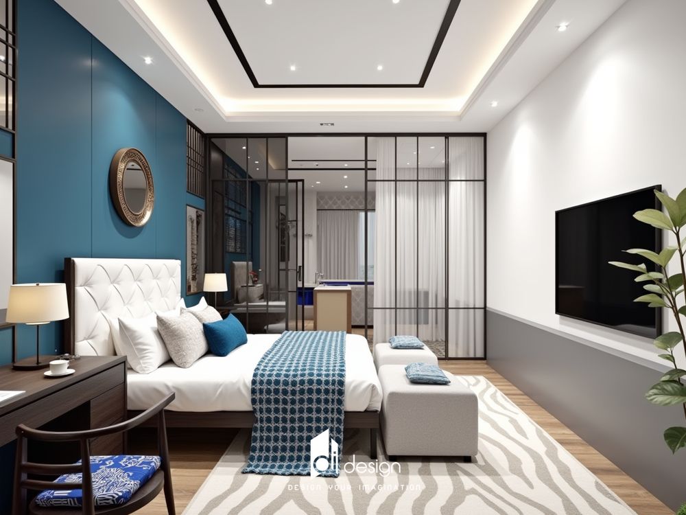 Thiết kế nội thất căn hộ chung cư 80m2 Marina Tower