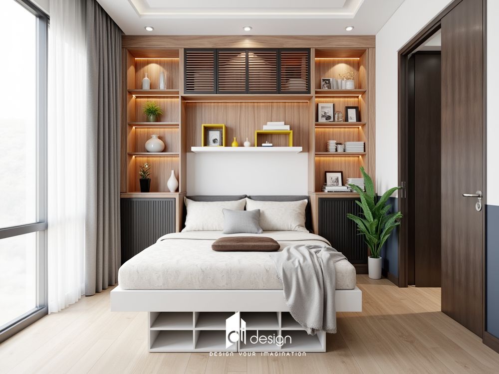 Thiết kế nội thất căn hộ chung cư 80m2 Marina Tower