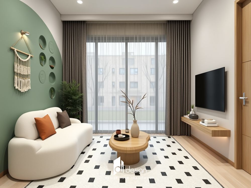 Thiết kế nội thất căn hộ chung cư 82m2 Sài Gòn Thiết kế nội thất căn hộ chung cư 82m2 Sài Gòn