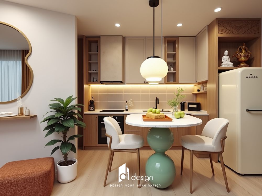 Thiết kế nội thất căn hộ chung cư 82m2 Sài Gòn Thiết kế nội thất căn hộ chung cư 82m2 Sài Gòn