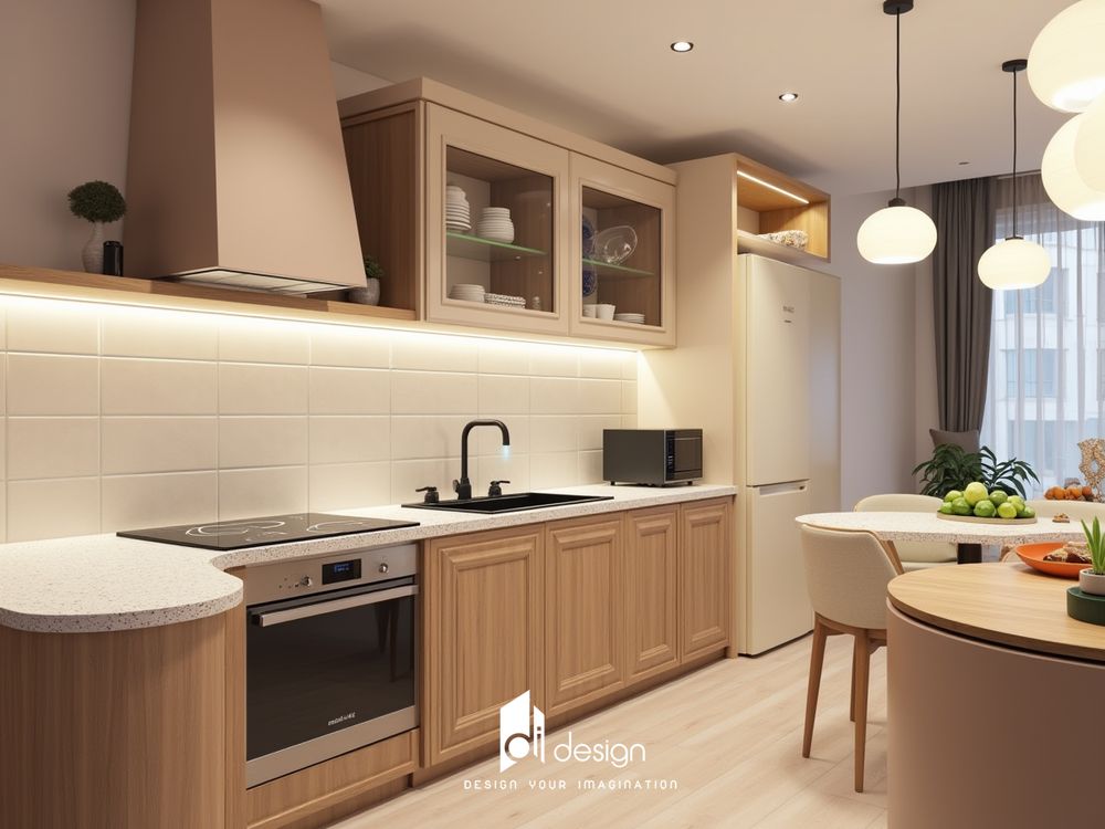 Thiết kế nội thất căn hộ chung cư 82m2 Sài Gòn Thiết kế nội thất căn hộ chung cư 82m2 Sài Gòn