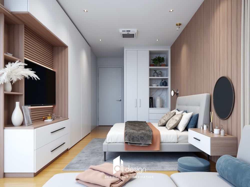Thiết kế nội thất căn hộ chung cư 85m2 hiện đại Thiết kế nội thất căn hộ chung cư 85m2 hiện đại