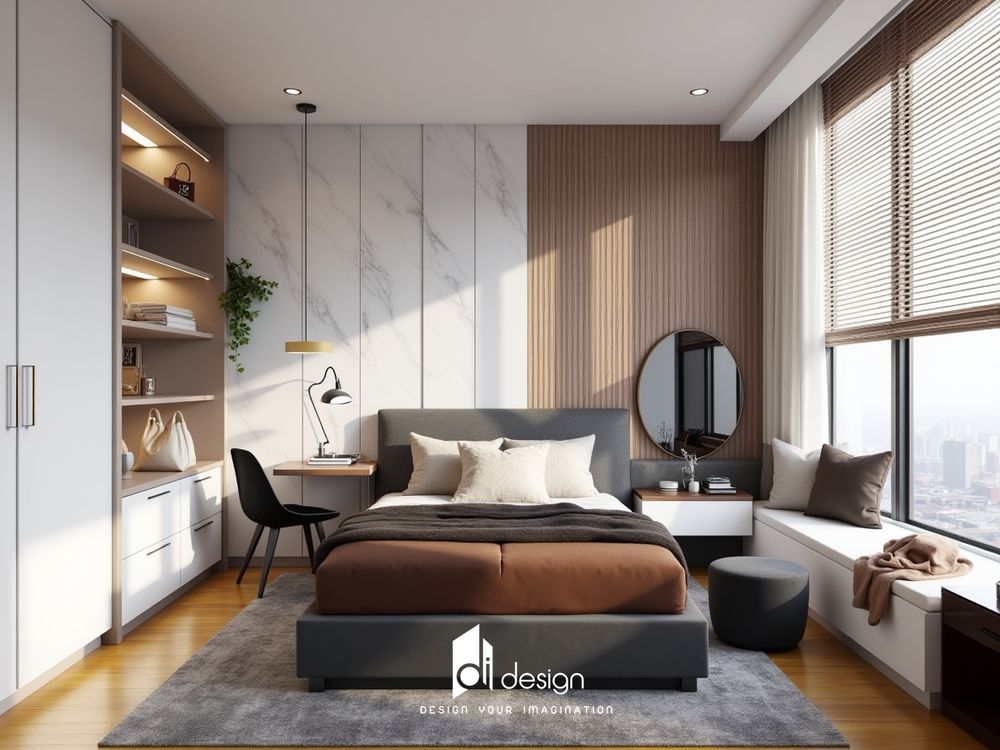 Thiết kế nội thất căn hộ chung cư 85m2 hiện đại Thiết kế nội thất căn hộ chung cư 85m2 hiện đại